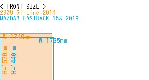 #2008 GT Line 2014- + MAZDA3 FASTBACK 15S 2019-